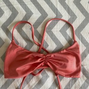 Billabong Coral/Burnt Orange Bikini Top
